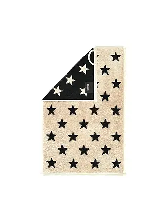 CAWÖ | Gästetuch NEW STAR 30x50cm Beige/Pink | dunkelgrün